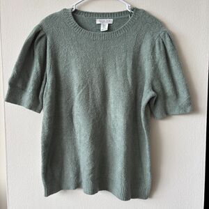 Rachel Zoe Green Short Sleeve Sweater - Size 1X